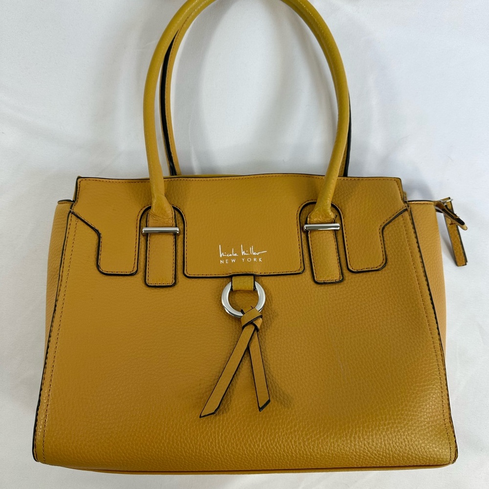 Nicole Miller Mustard Yellow Satchel